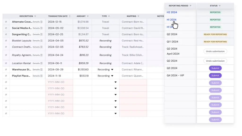 Enhanced Cost Management with New Columns